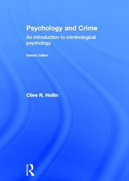 portada psychology and crime: an introduction to criminological psychology (en Inglés)