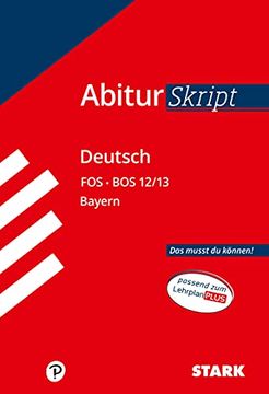 portada Abiturskript Fos/Bos - Deutsch 12/13 Bayern (in German)