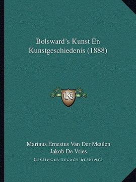 portada Bolsward's Kunst En Kunstgeschiedenis (1888)
