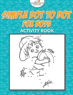 portada Simple Dot to Dot for Boys Activity Book