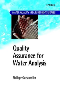 portada quality assurance for water analysis (en Inglés)