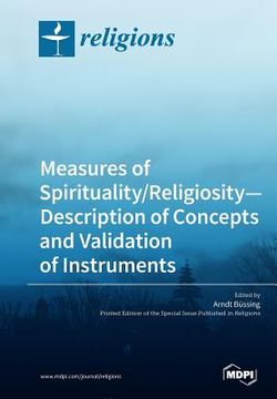 portada Measures of Spirituality/Religiosity- Description of Concepts and Validation of Instruments (en Inglés)