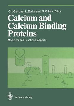 portada calcium and calcium binding proteins: molecular and functional aspects (en Inglés)