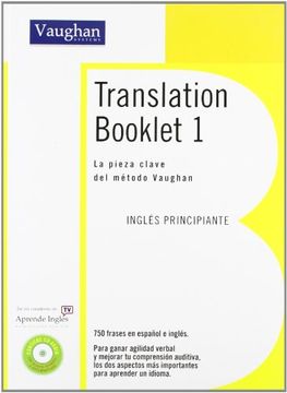 portada TRANSLATION BOOKLET 1: Principiante (in English)