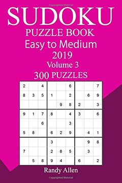 portada 300 Easy to Medium Sudoku Puzzle Book 2019 (en Inglés)