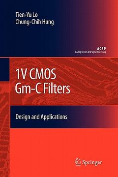 portada 1v cmos gm-c filters: design and applications (in English)