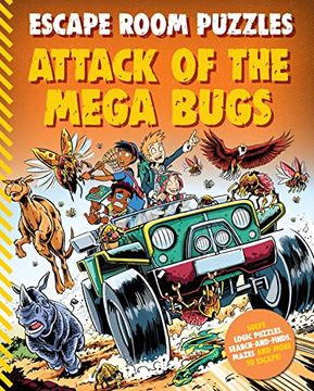 portada Escape Room Puzzles: Attack of the Mega Bugs (Escape Room Puzzles, 6)