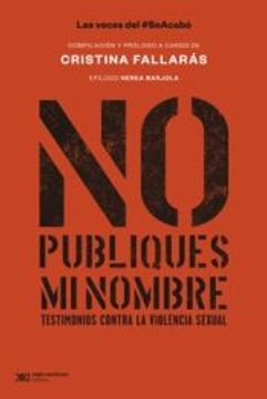 portada No Publiques mi Nombre