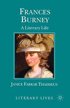 portada Frances Burney: A Literary Life (Literary Lives) 