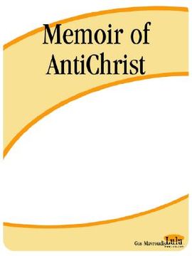 portada memoir of antichrist (in English)