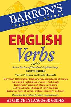 portada English Verbs: And a Review of Standard English Usage (Barron's Verb Series) 