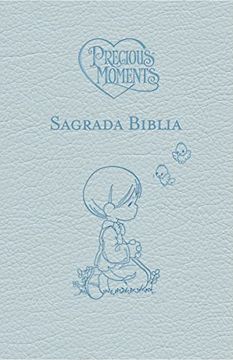 portada Biblia Católica Precious Moments™, Leathersoft, Azul Celeste
