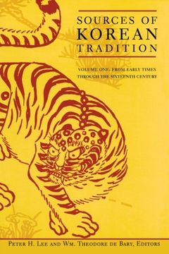 portada Sources of Korean Tradition, Vol. 1: From Early Times Through the 16Th Century (Introduction to Asian Civilizations) 
