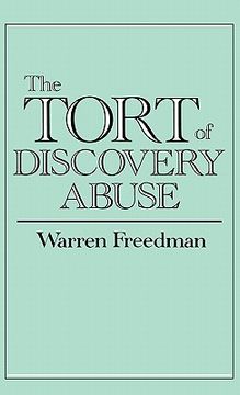 portada the tort of discovery abuse
