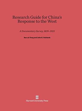 portada Research Guide for China's Response to the West: A Documentary Survey, 1839-1923