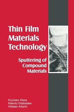 portada thin films material technology: sputtering of compound materials (en Inglés)