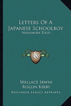 portada letters of a japanese schoolboy: hashimura togo (in English)