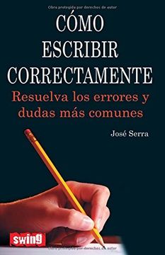 portada Como Escribir Correctamente (in Spanish)