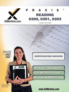 portada Praxis Reading 0200, 0201, 0202 Teacher Certification Test Prep Study Guide (Xam Praxis) (en Inglés)