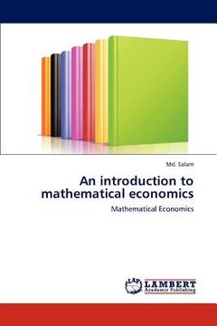 portada an introduction to mathematical economics (en Inglés)
