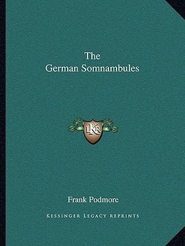 portada the german somnambules (en Inglés)