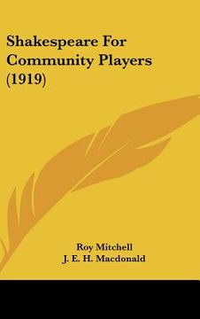 portada shakespeare for community players (1919) (en Inglés)