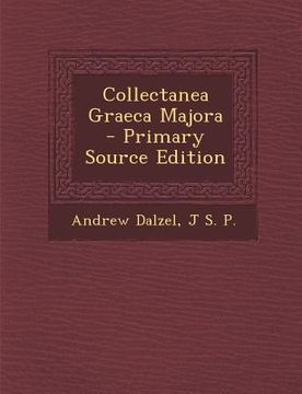 portada Collectanea Graeca Majora (en Latin)