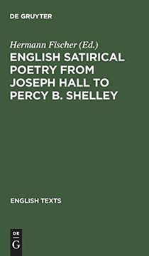 portada English Satirical Poetry From Joseph Hall to Percy b. Shelley. 