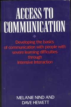 portada Access to Communication: Developing the Basics of Communication With People With Severe Learning Difficulties Through Intensive Interaction (in English)