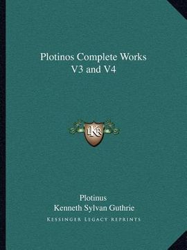 portada plotinos complete works v3 and v4 (en Inglés)