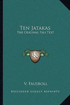 portada ten jatakas: the original pali text (in English)