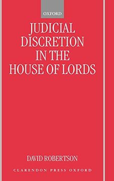 portada Judicial Discretion in the House of Lords (en Inglés)