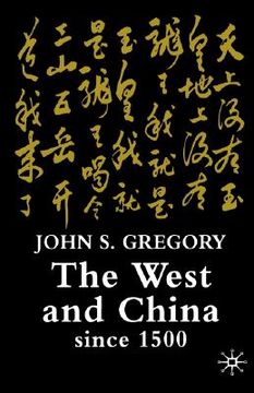 portada the west and china since 1500 (en Inglés)