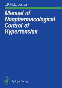 portada manual of nonpharmacological control of hypertension (en Inglés)