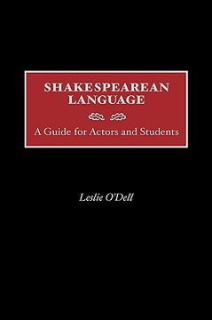 portada shakespearean language: a guide for actors and students (in English)