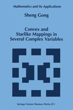 portada Convex and Starlike Mappings in Several Complex Variables (en Inglés)