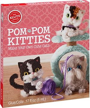 portada Klutz Pom-Pom Kitties Craft kit (en Inglés)