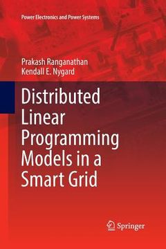 portada Distributed Linear Programming Models in a Smart Grid (en Inglés)