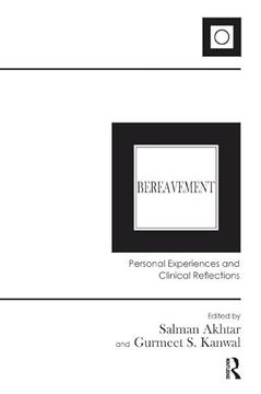 portada Bereavement: Personal Experiences and Clinical Reflections (en Inglés)