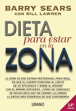 portada Dieta Para Estar en la Zona (in Spanish)