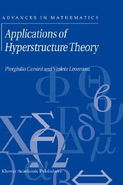 portada applications of hyperstructure theory (en Inglés)