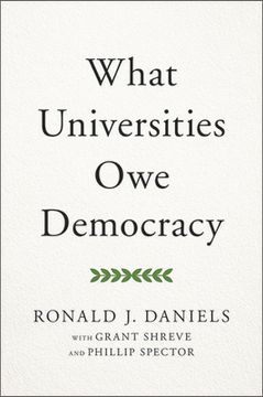 portada What Universities owe Democracy (en Inglés)