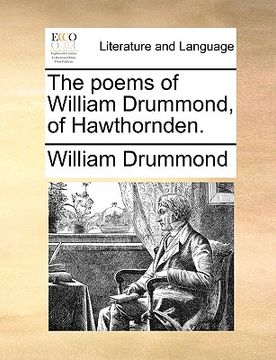 portada the poems of william drummond, of hawthornden. (en Inglés)