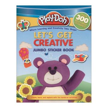 portada Play-Doh Jumbo Sticker Book: Let's get Creative 