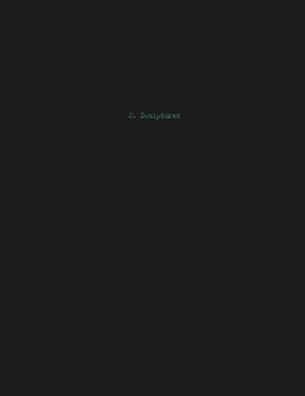 Patrick Roger: 2. Sculptures (en Francés)