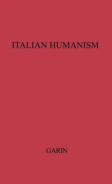 portada Italian Humanism (en Inglés)