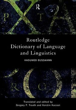 portada routledge dictionary of language and linguistics (in English)