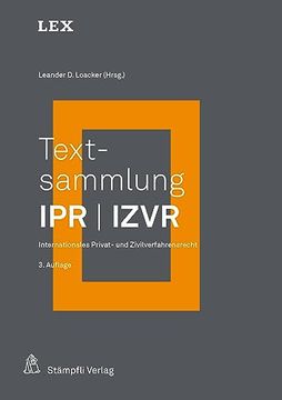portada Textsammlung ipr / Izvr Internationales Privat- und Zivilverfahrensrecht (en Alemán)