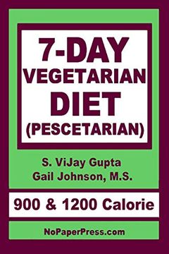 portada 7-Day Vegetarian Diet: Pescetarian (en Inglés)