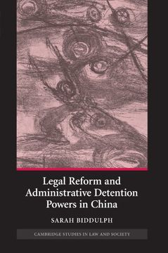 portada Legal Reform and Administrative Detention Powers in China (Cambridge Studies in law and Society) (en Inglés)